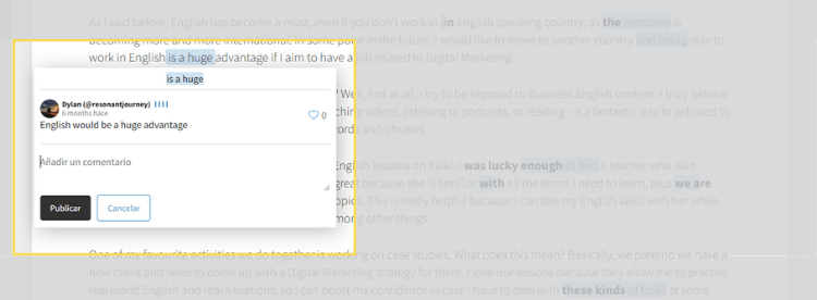 feedback Journaly