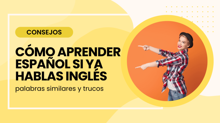 aprender español si hablar inglés