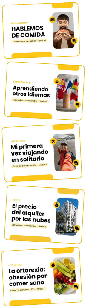Conversational Spanish classes